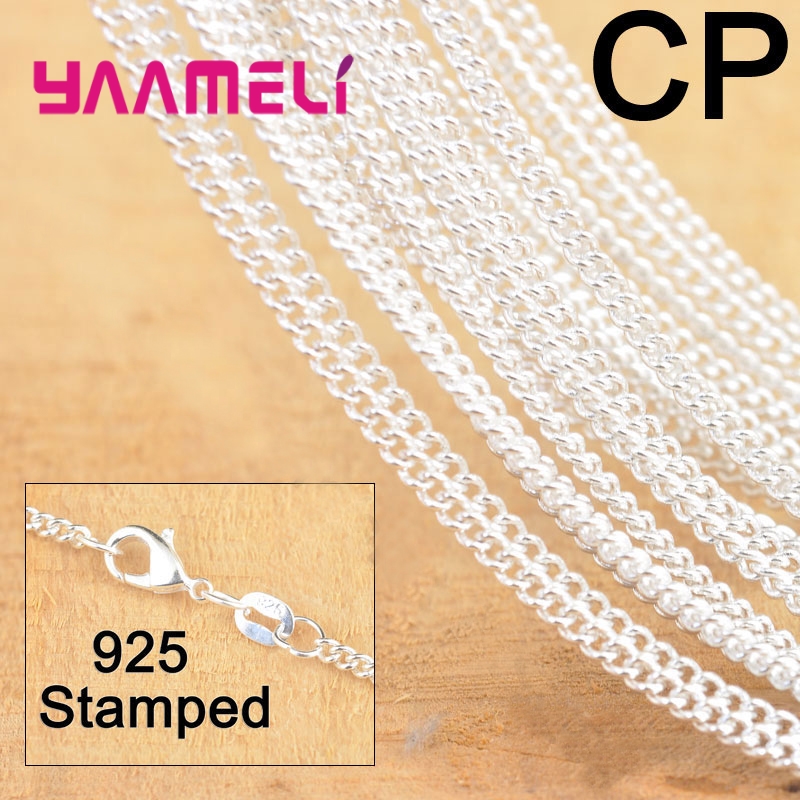 10PCS Hot Sale 18 Inch 925 Ste - đánh giá và giá Lobster Clasp Silver