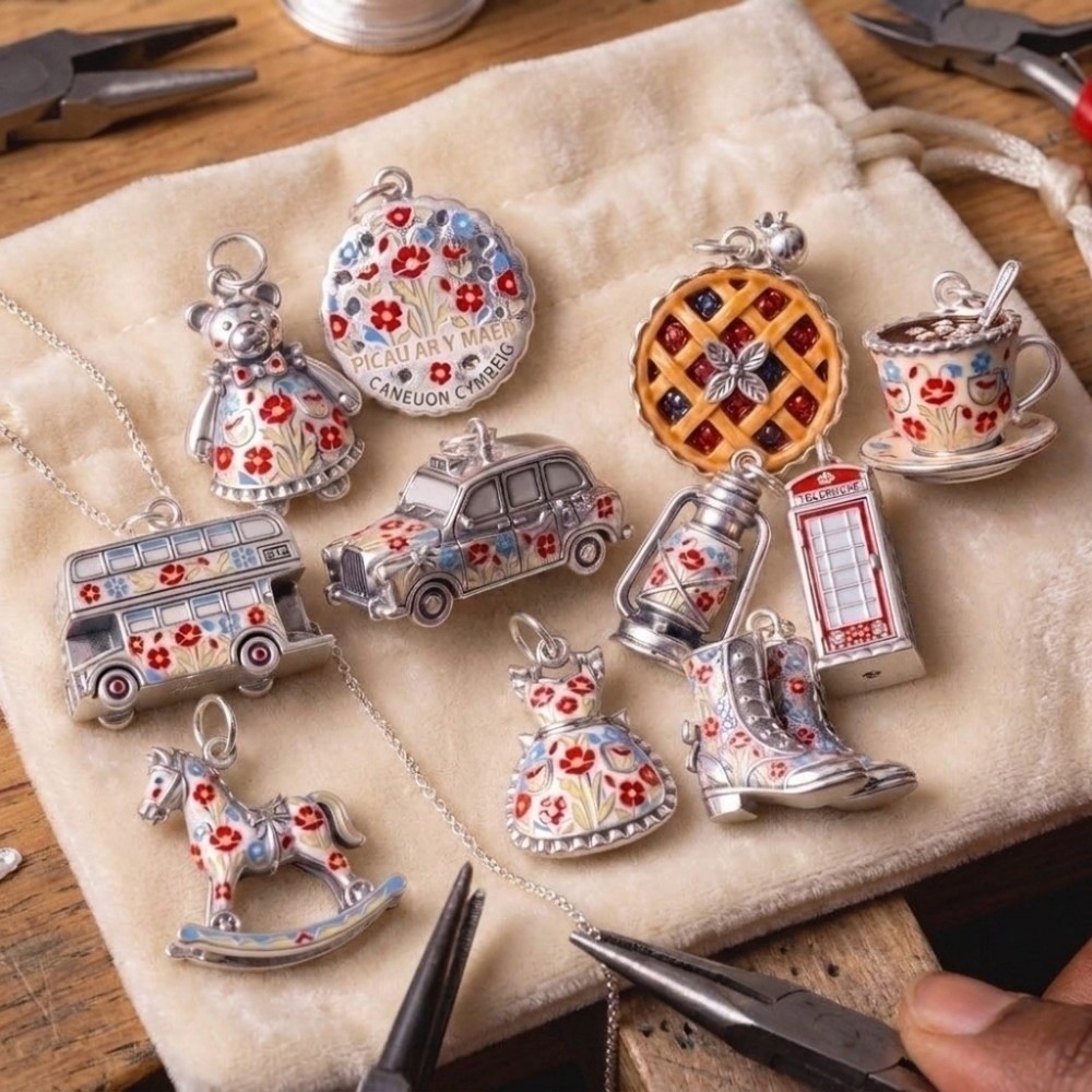 Cute Stainless Steel Cartoon P - đánh giá và giá Jewelry Making London