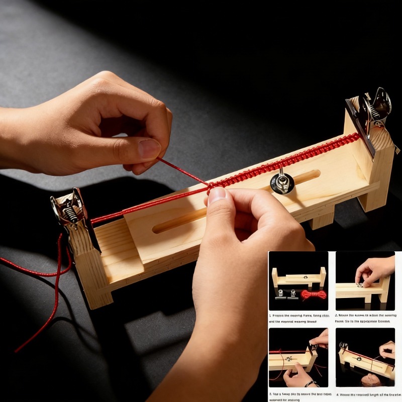 Solid Wood Bracelet Weaving Fi - đánh giá và giá Jewelry Making Machines