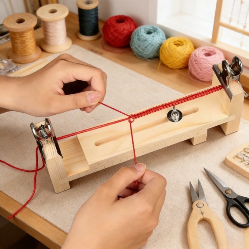 Solid Wood Bracelet Weaving Fi - đánh giá và giá Jewelry Making Machines