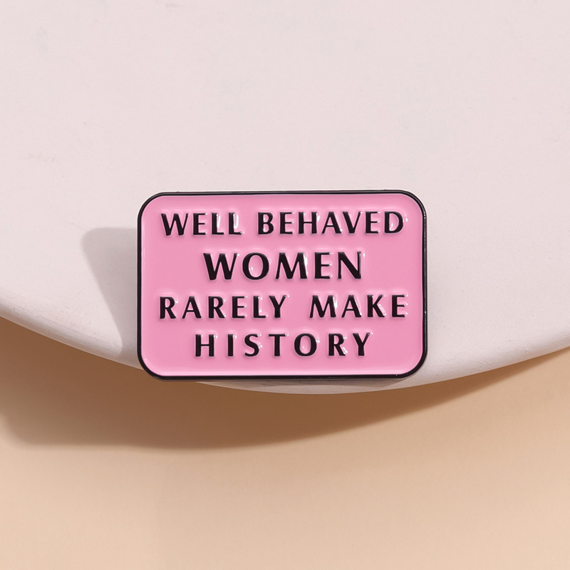 Feminist Enamel Pins Well Beha - đánh giá và giá Jewelry Making History
