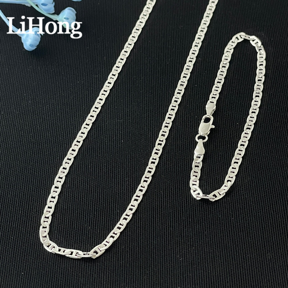 LihongWholesale Men's 925 Ster - đánh giá và giá Lobster Clasp Silver