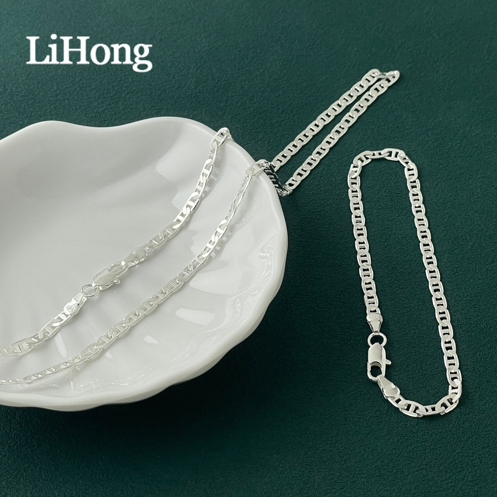 LihongWholesale Men's 925 Ster - đánh giá và giá Lobster Clasp Silver